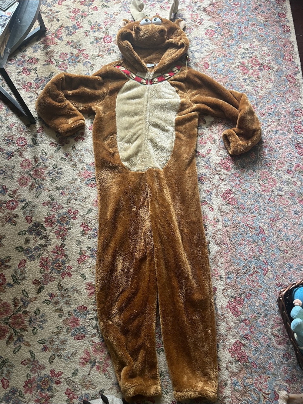 Briefly Stated Reindeer Hooded Onesie
